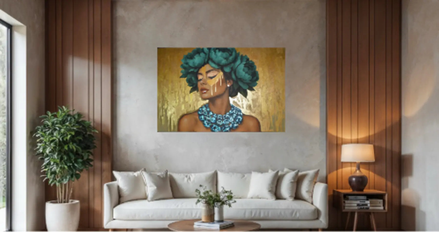 Azulina Glow - Canvas Print