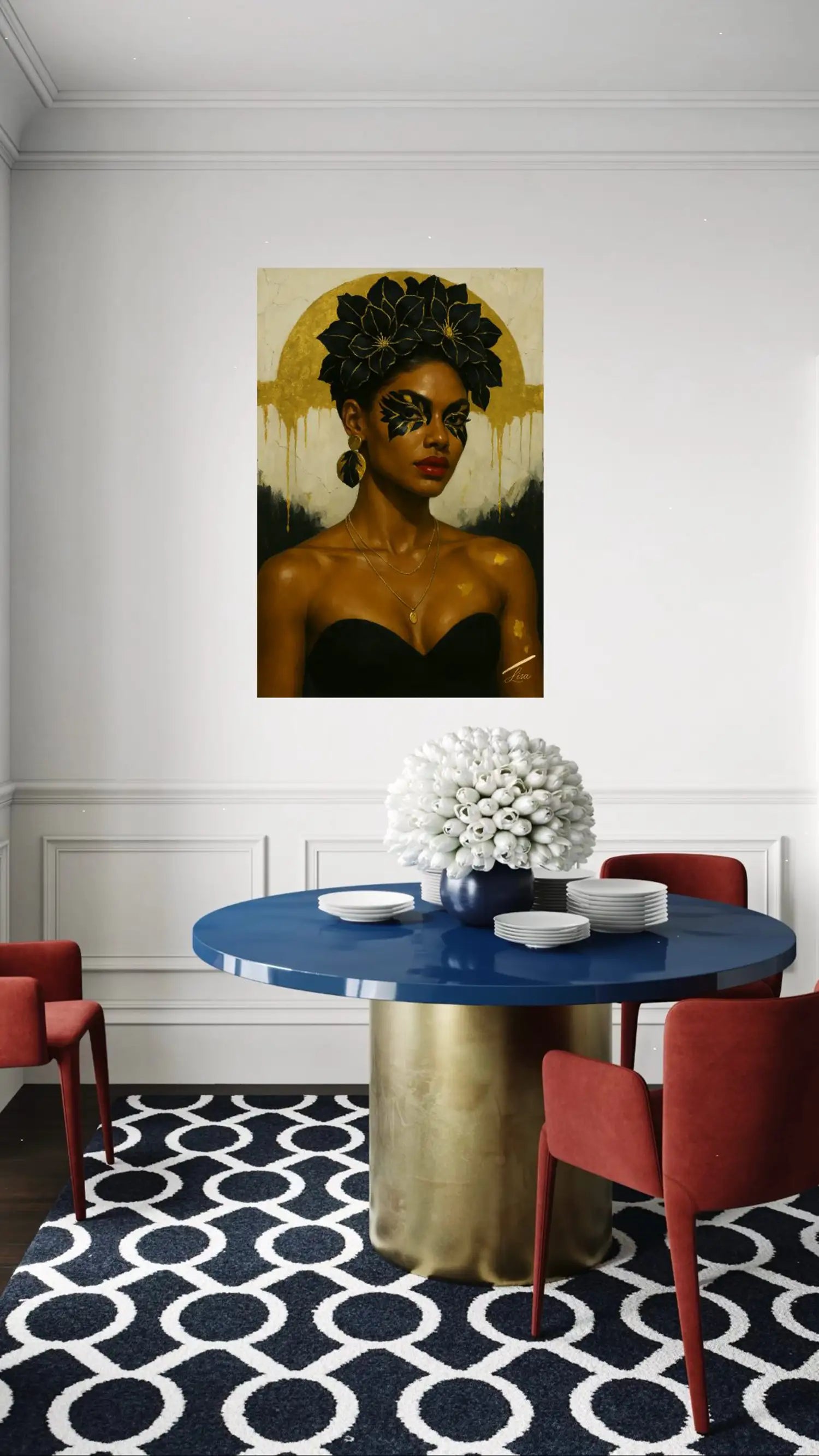 Fleur Obscure - Original Painting
