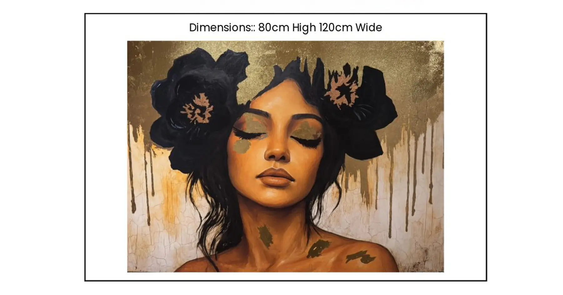 Golden Veil - Canvas Print