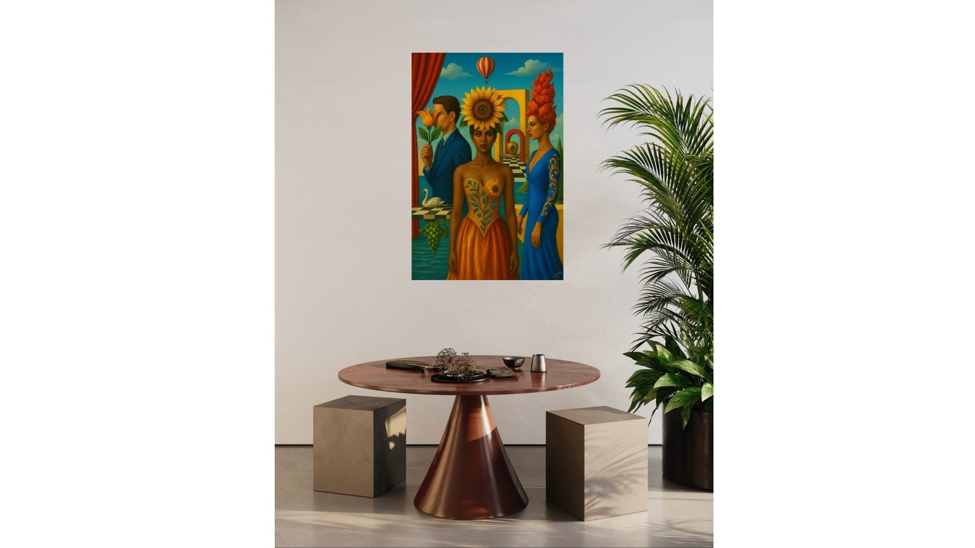 The Bloom Between Worlds Art Print