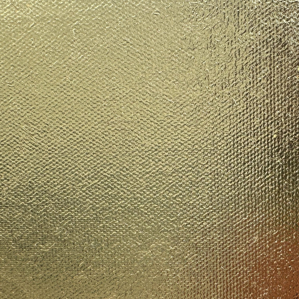 Textured gold leaf canvas of the Golden Veil luxury original painting by Luxe Wall Art by Lisa.